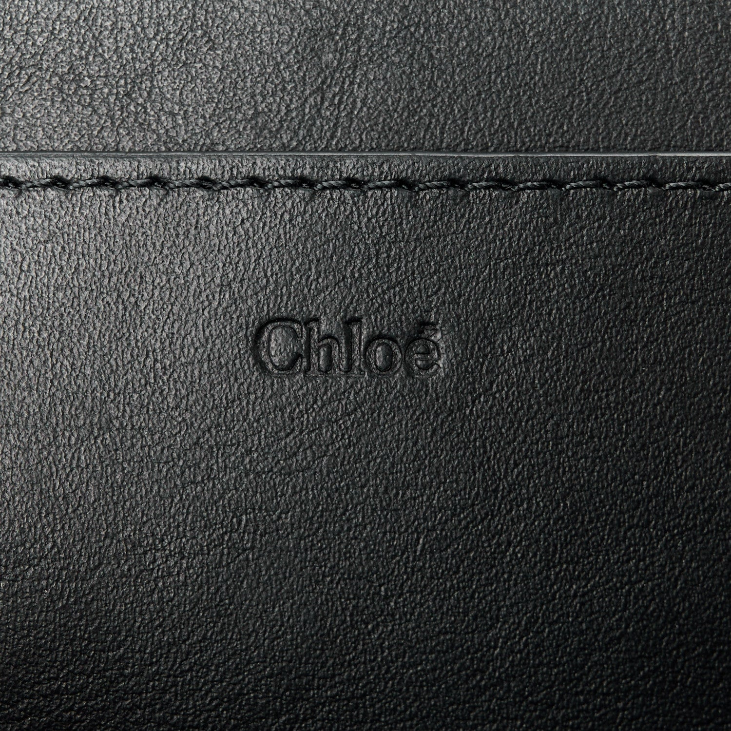Chloe Smooth Calfskin Drew Bijou Clutch Black 6 of 10