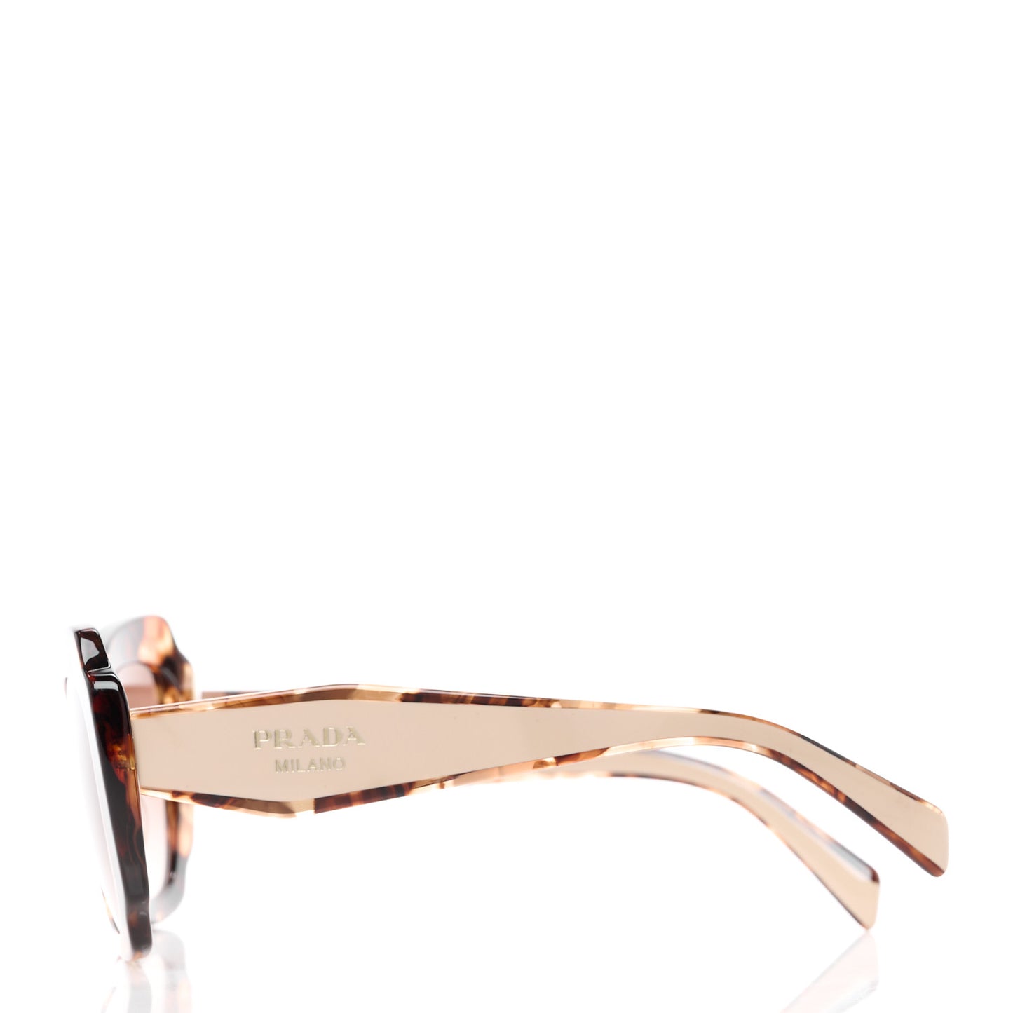 Acetate Square Sunglasses SPR 16Y Havana Beige