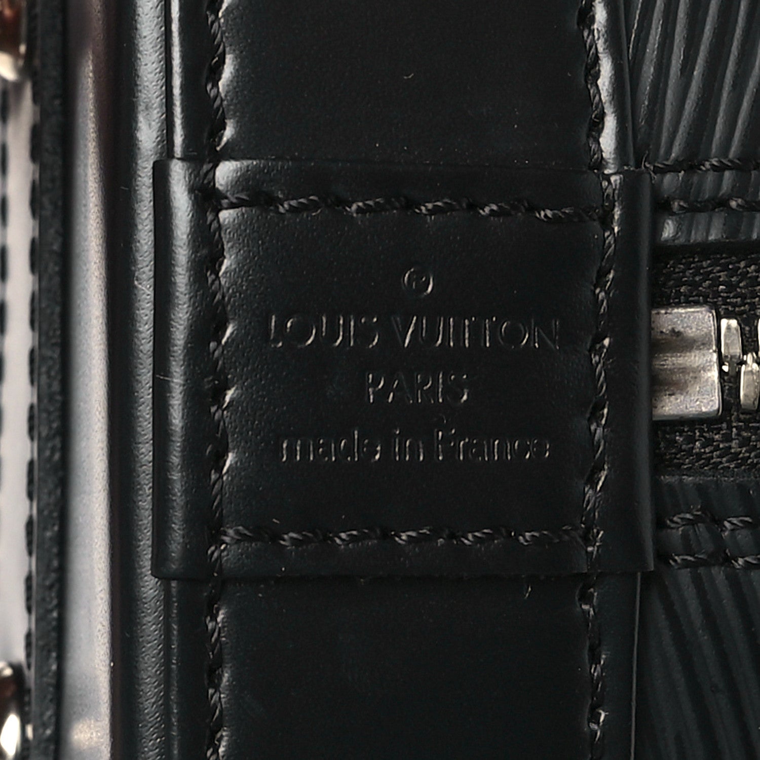 Louis Vuitton Epi Alma BB Black 6 of 9