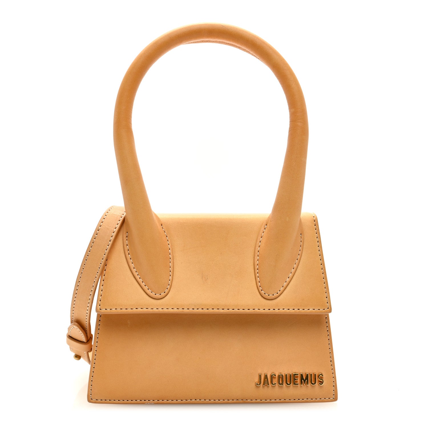 Jacquemus Calfskin Le Chiquito Moyen Light Brown 1 of 12