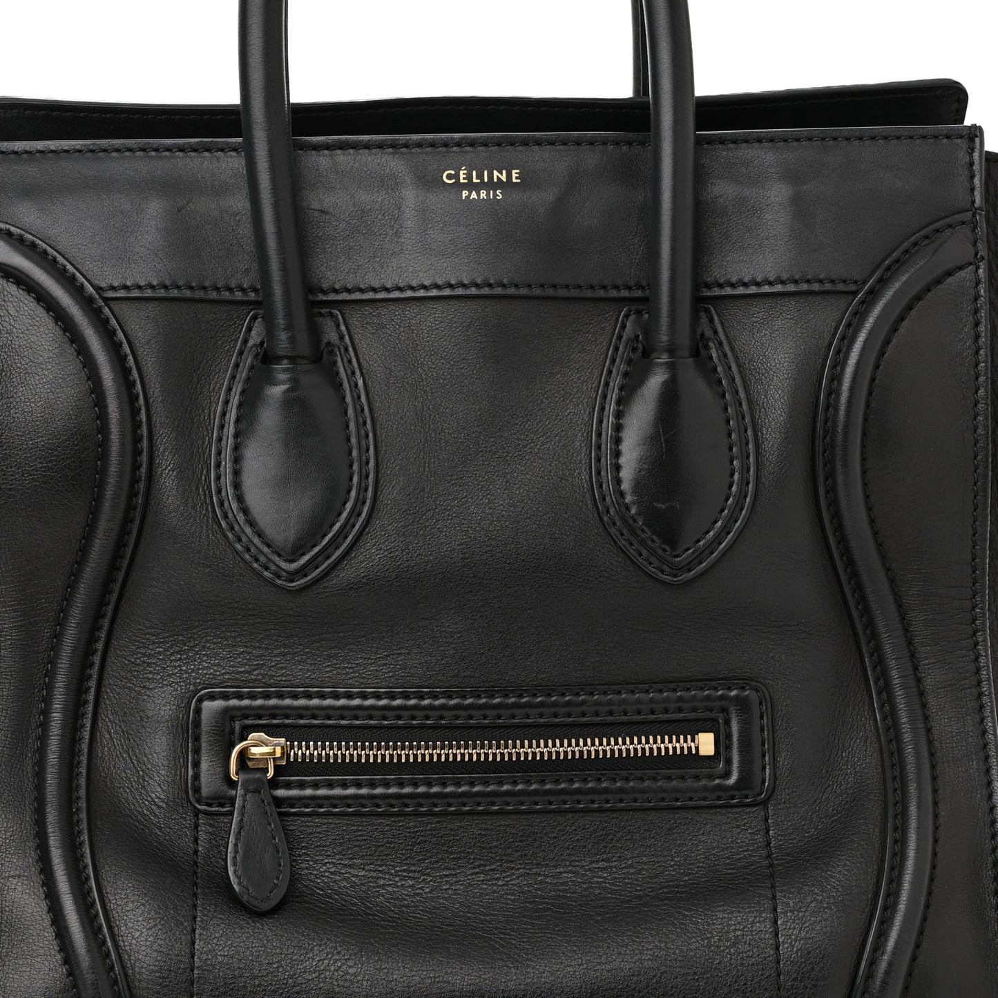 Smooth Calfskin Micro Luggage Black