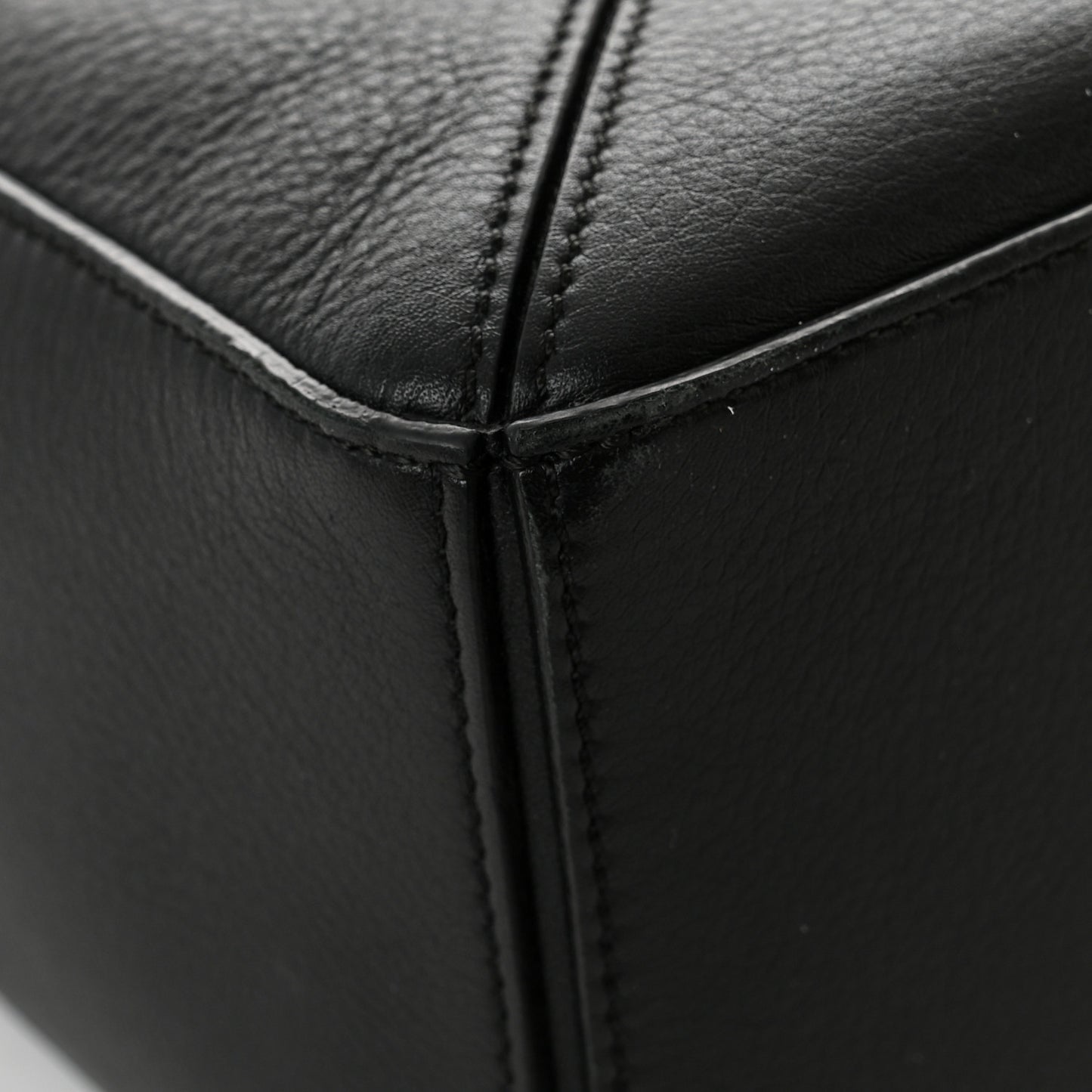 Calfskin Small Puzzle Bag Black