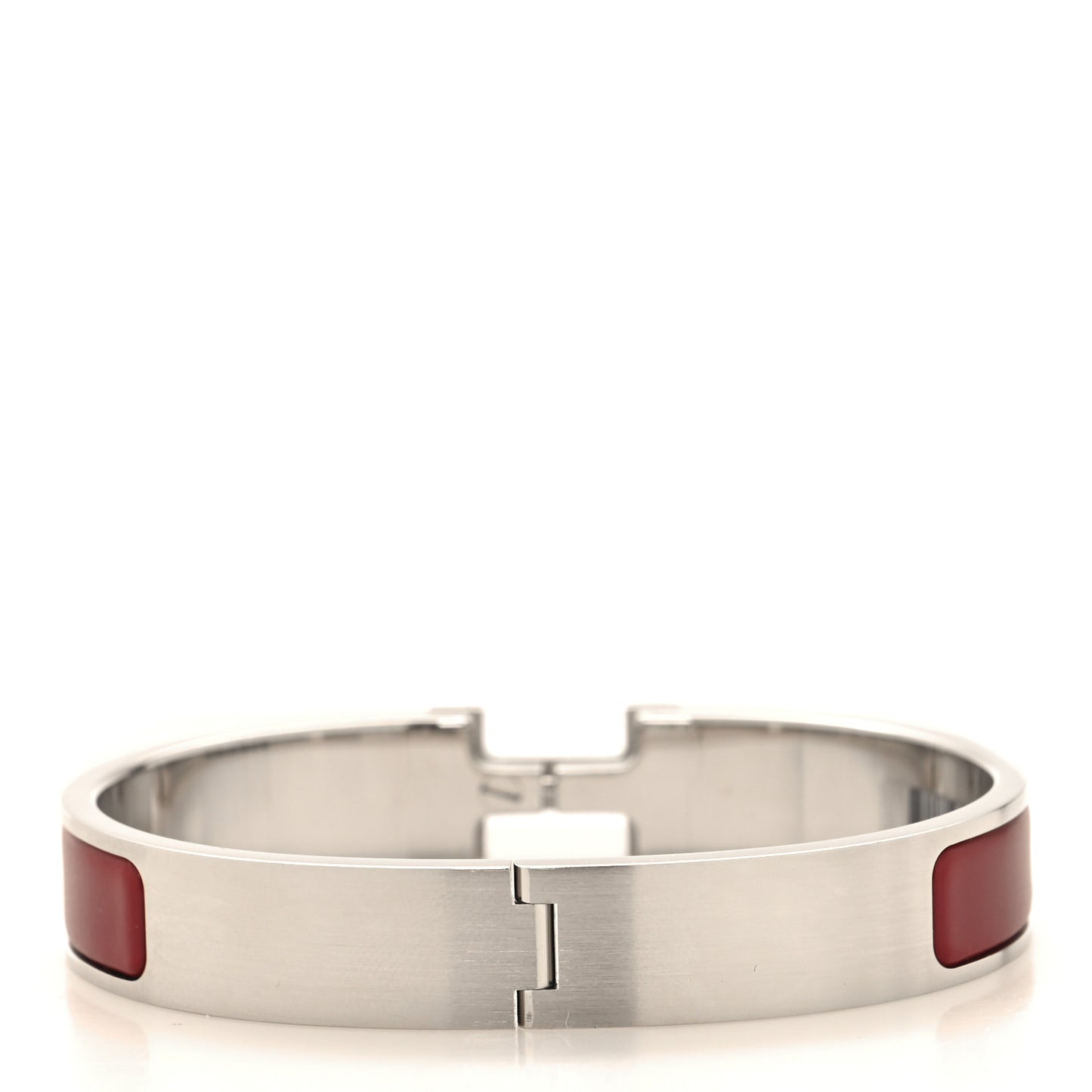 Matte Enamel Narrow Clic Clac HH Bracelet T5 Rouge H