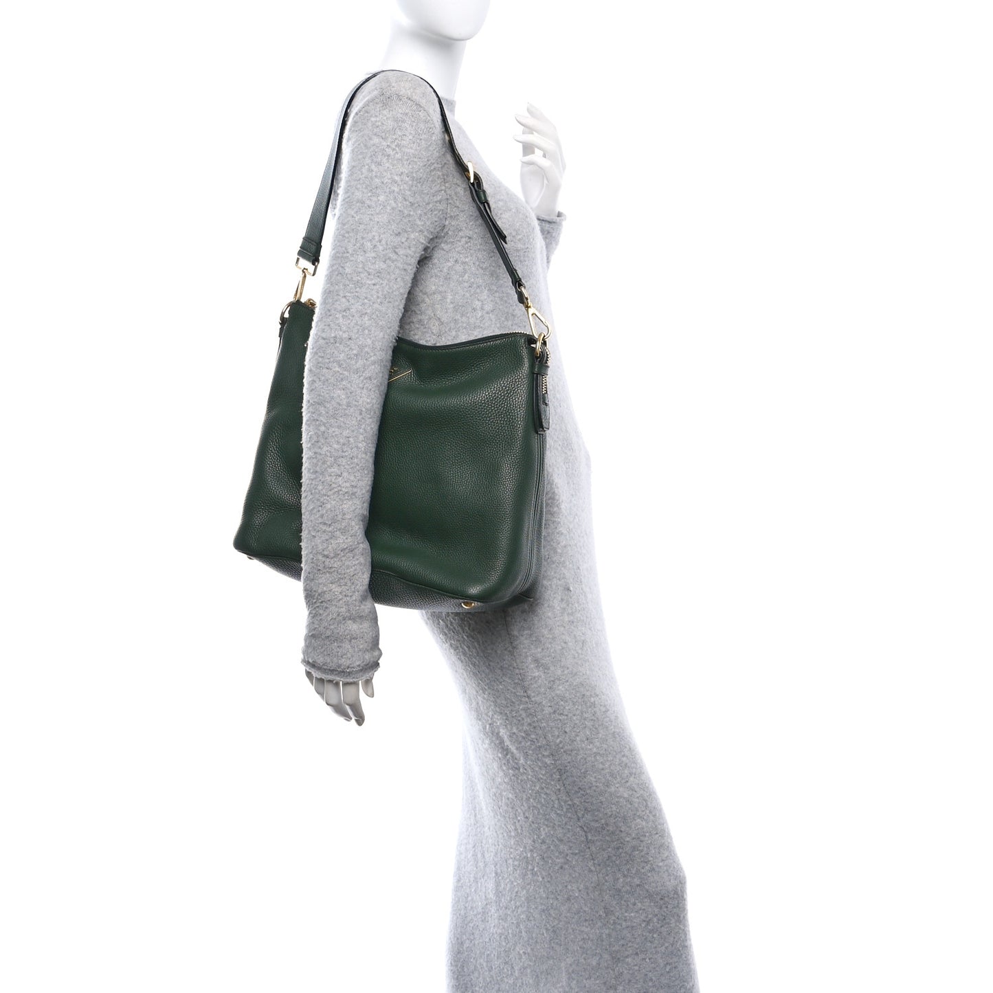 Vitello Daino Shoulder Bag Foresta