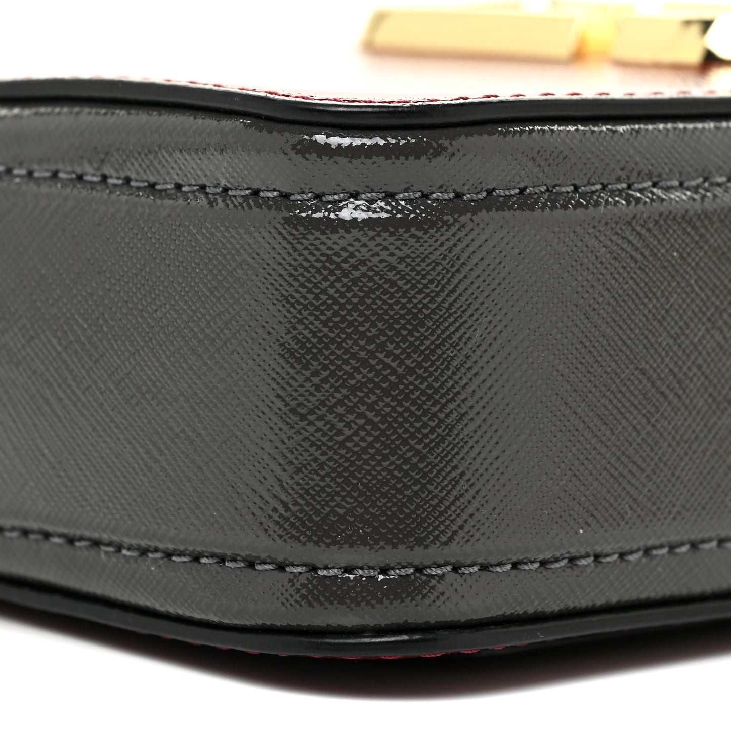 Saffiano Small Snapshot Camera Bag Red Multicolor