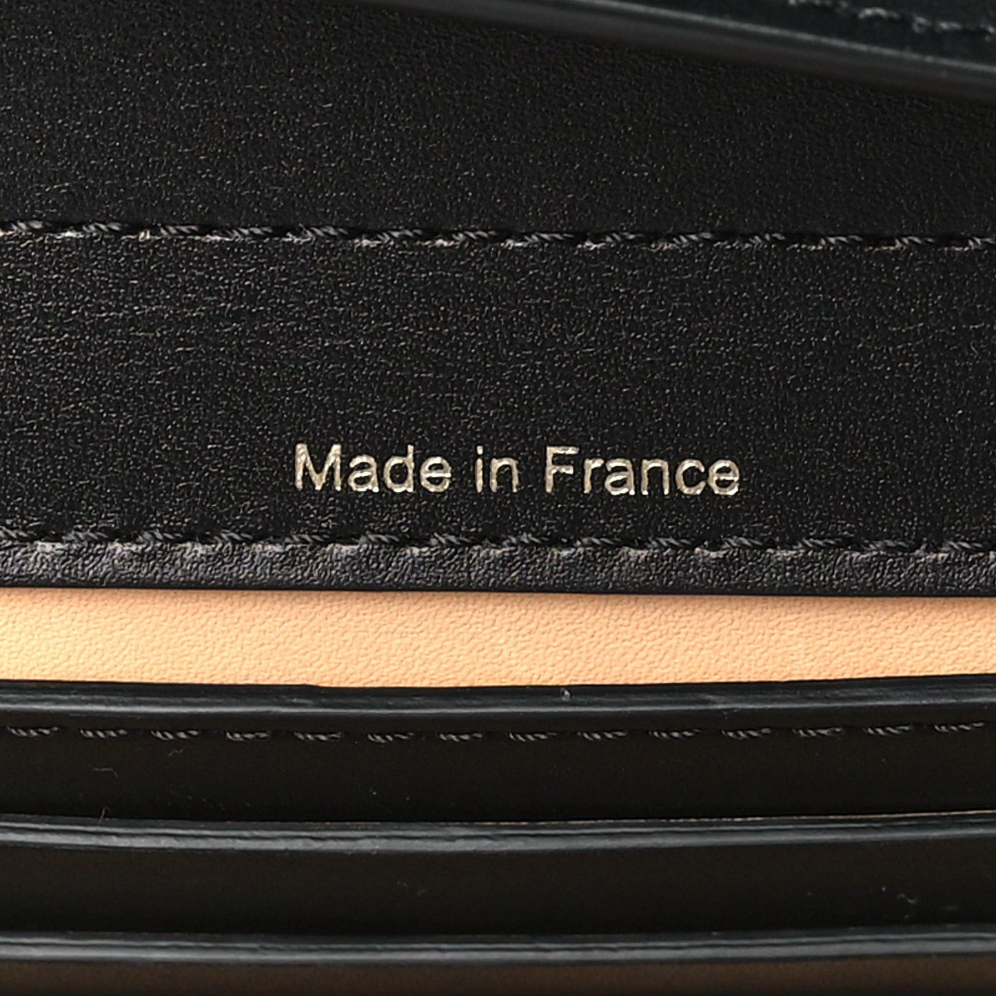 Olen Calfskin Lingot Clutch Bag Black