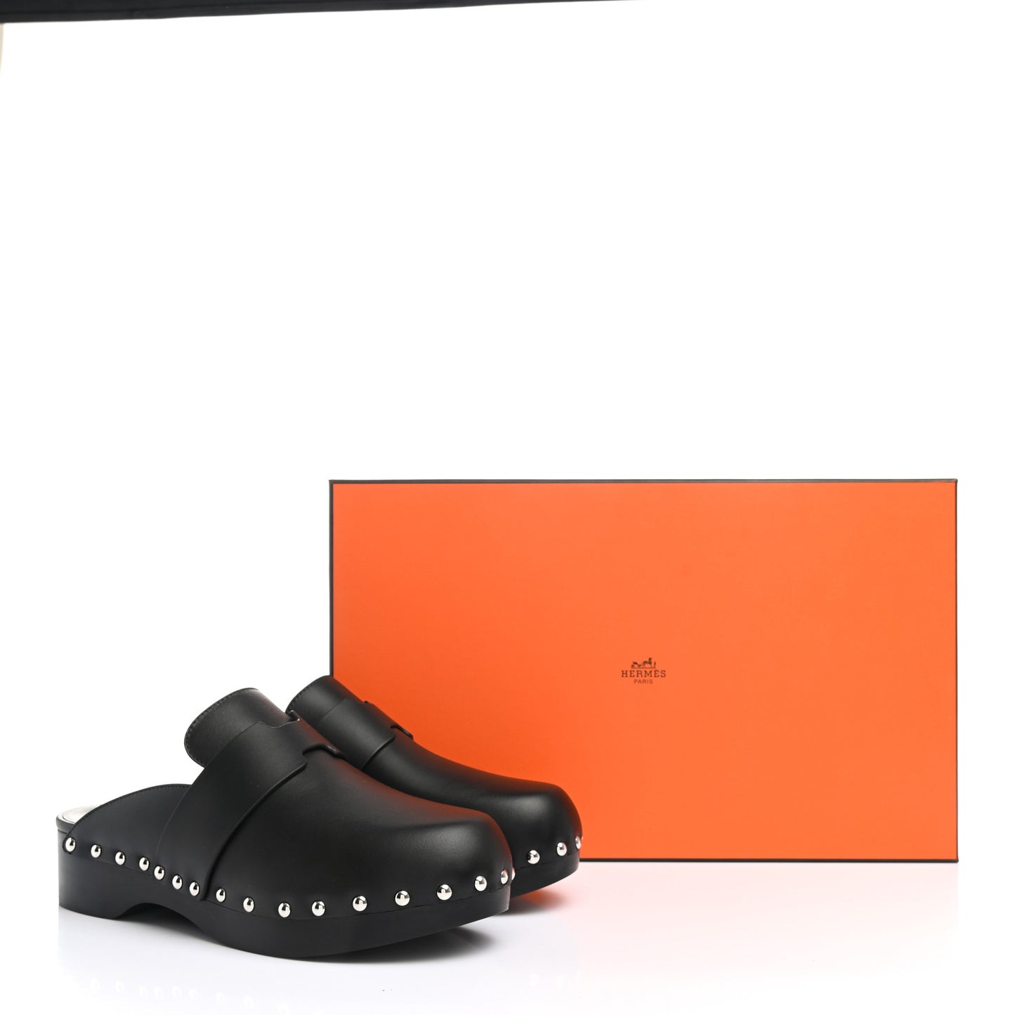 Calfskin Calya Mules 37 Black