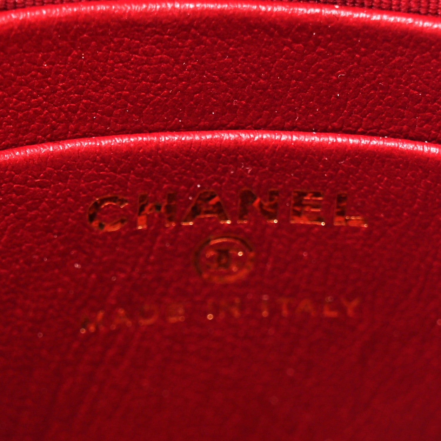 Chanel Patent Calfskin Quilted Shiny Coco Clutch With Chain Red 6 of 11