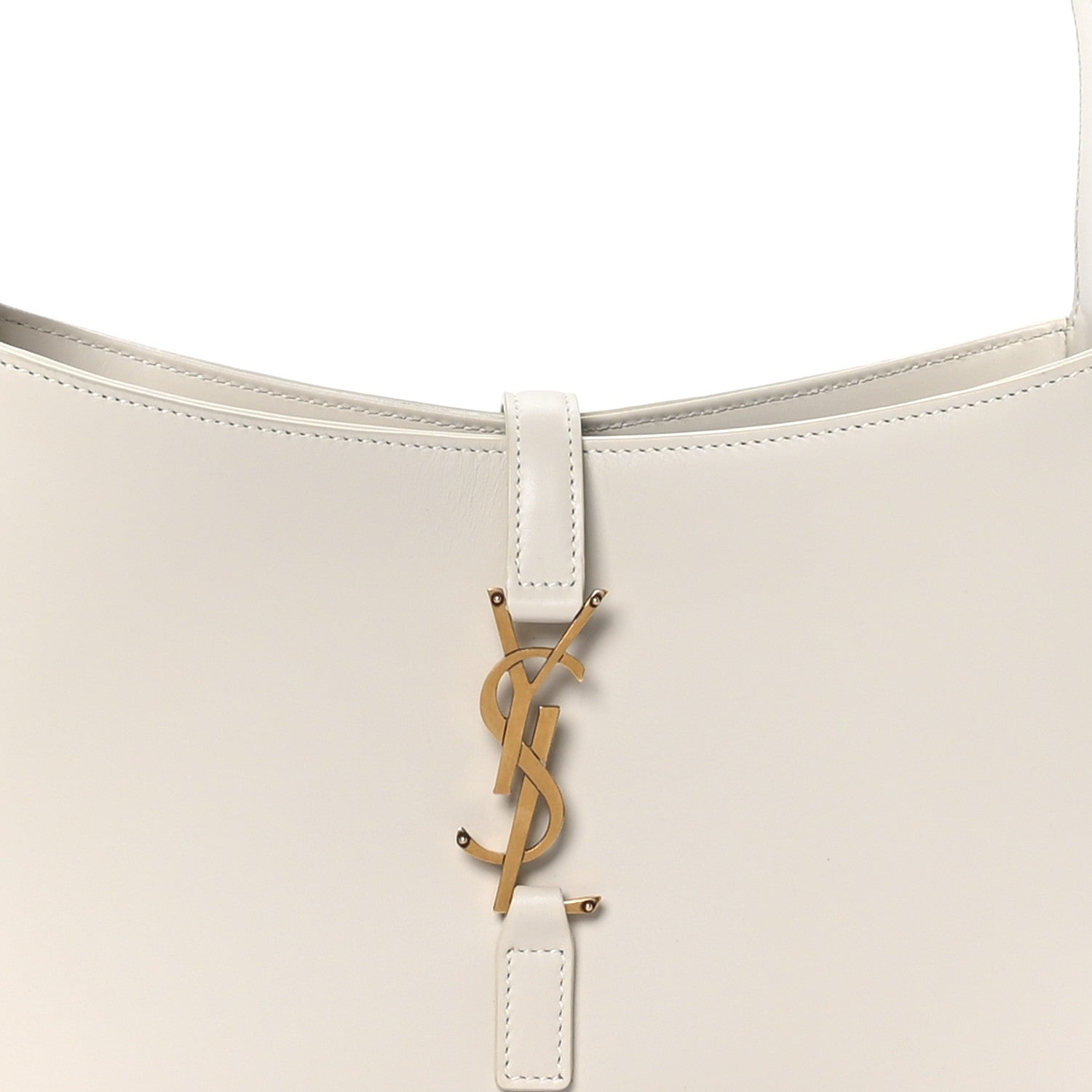 Saint Laurent Smooth Calfskin Le 5 A 7 Hobo Crema Soft 8 of 10