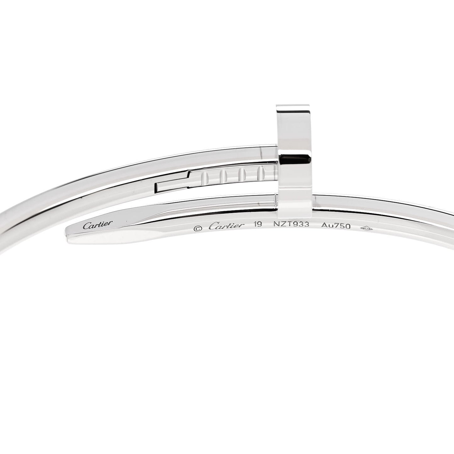 18K White Gold Juste Un Clou Bracelet 19
