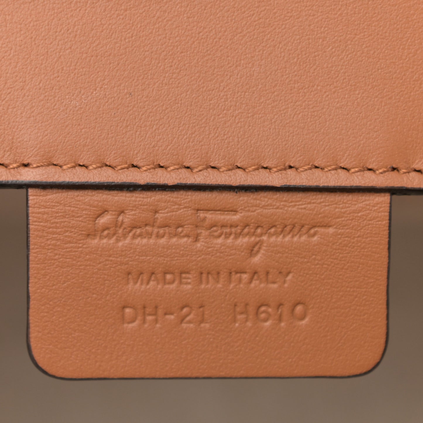 Canvas Calfskin Gancini Medium The Studio Bag Beige Brown