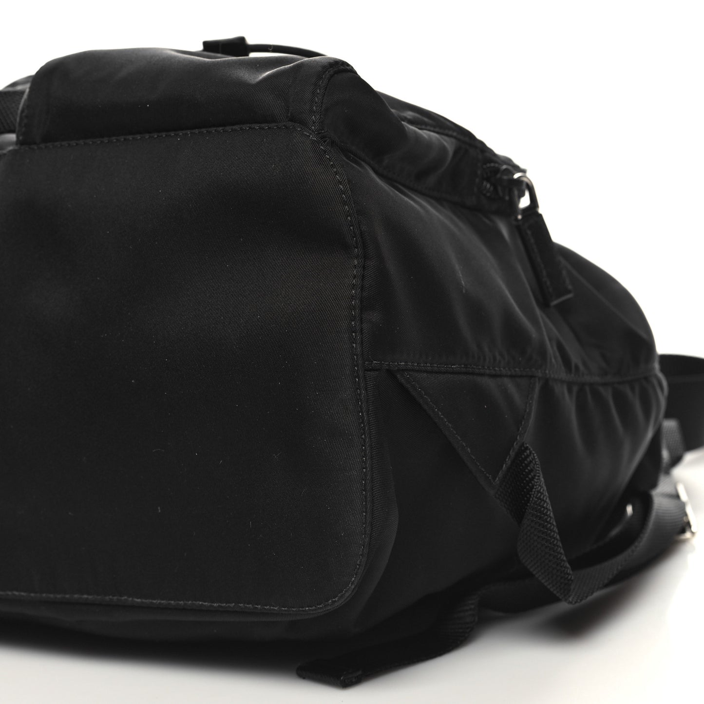 Tessuto Nylon Saffiano Vela Backpack Black