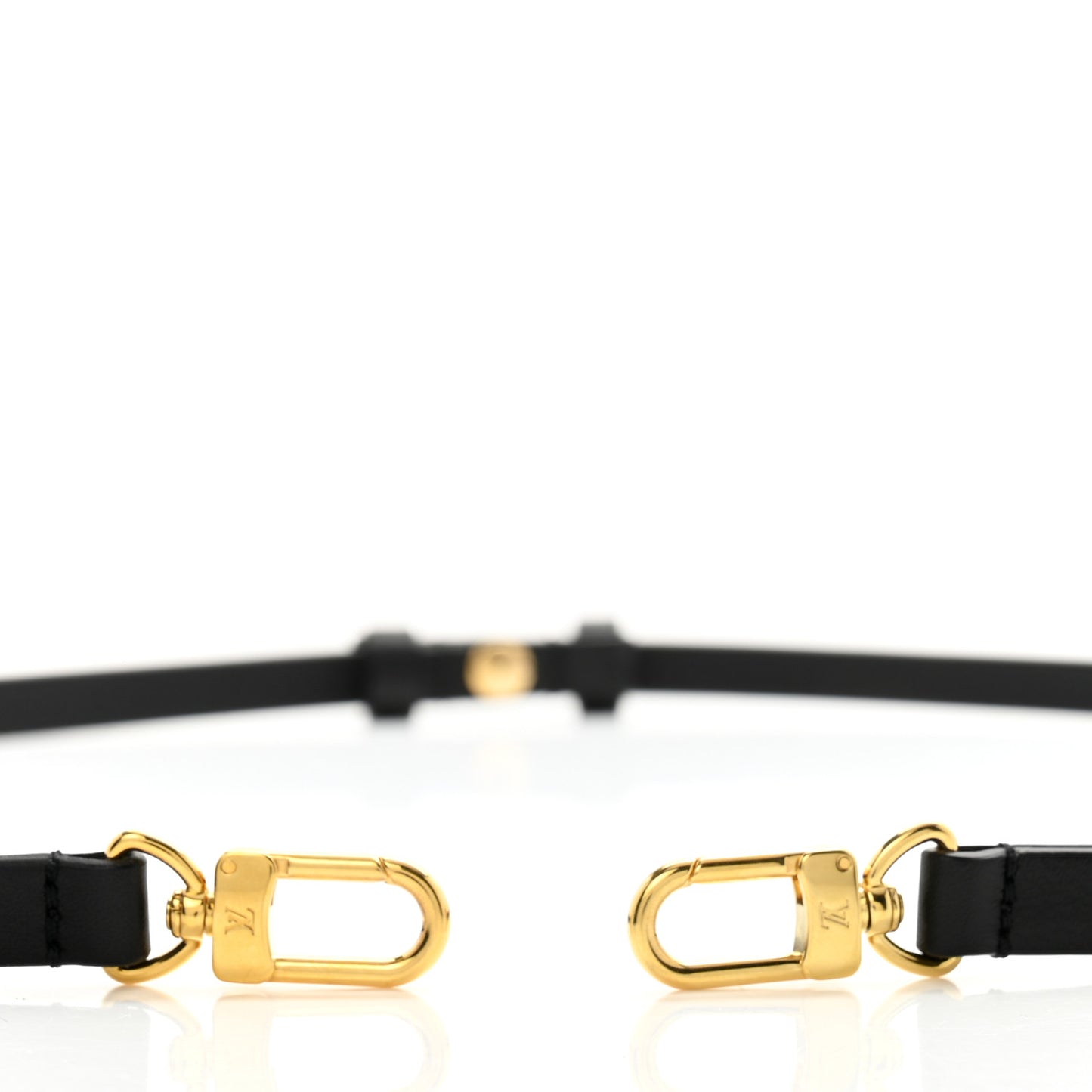 Calfskin 16mm Adjustable Shoulder Strap Black