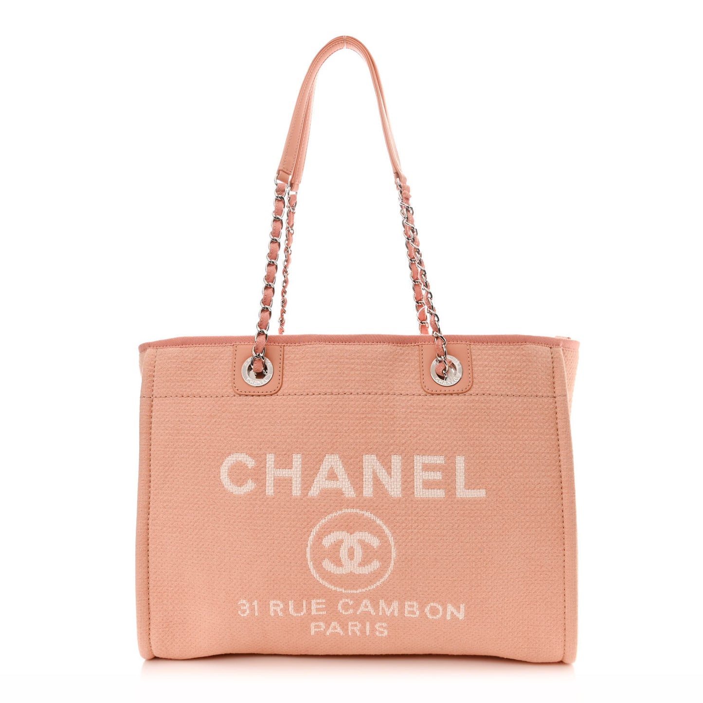 Mixed Fibers Small Deauville Tote Light Orange