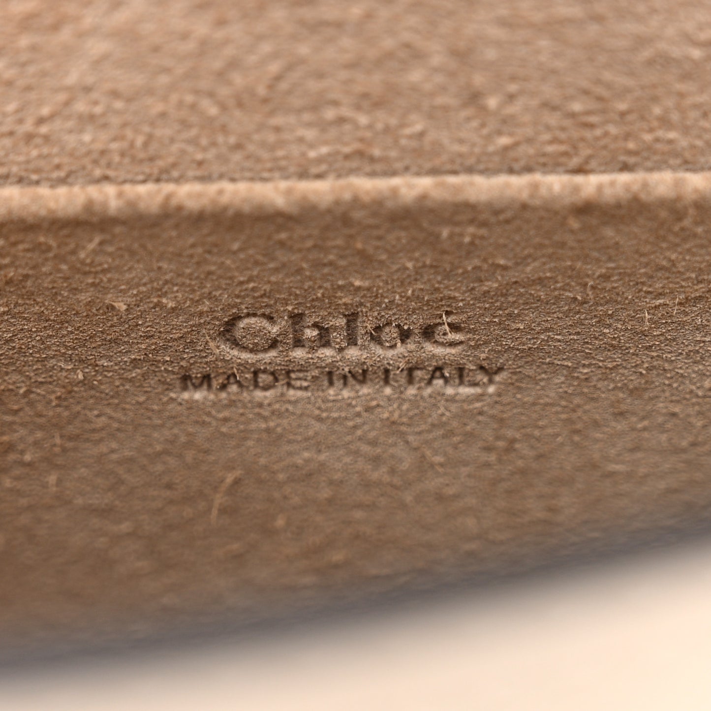 Calfskin Suede Small Nile Bracelet Bag Off White
