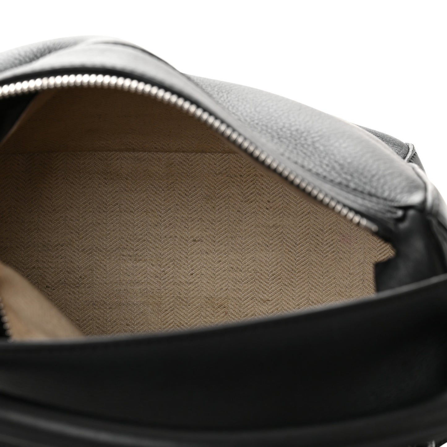 Calfskin Small Puzzle Bag Black