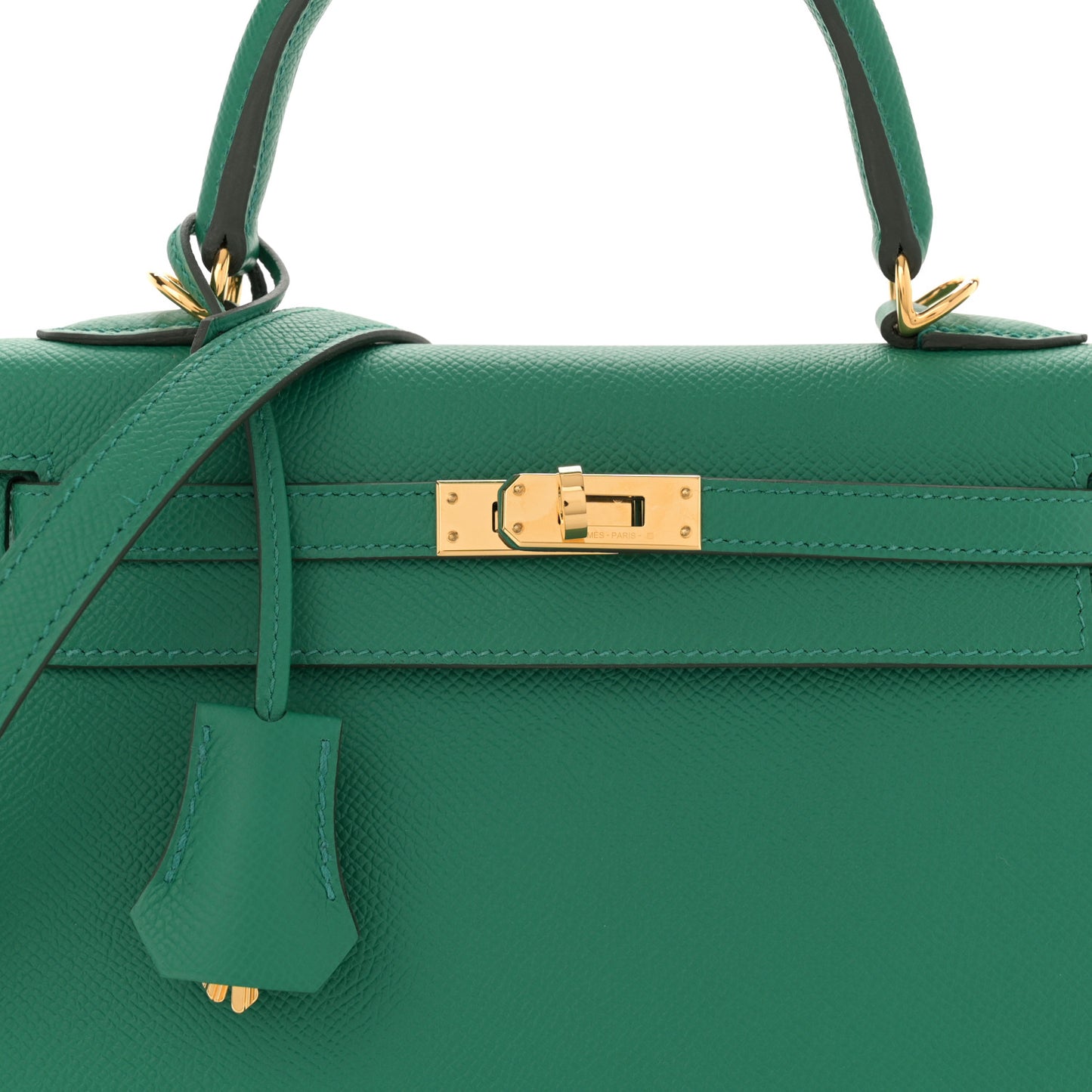 Epsom Kelly Sellier 25 Vert Vertigo