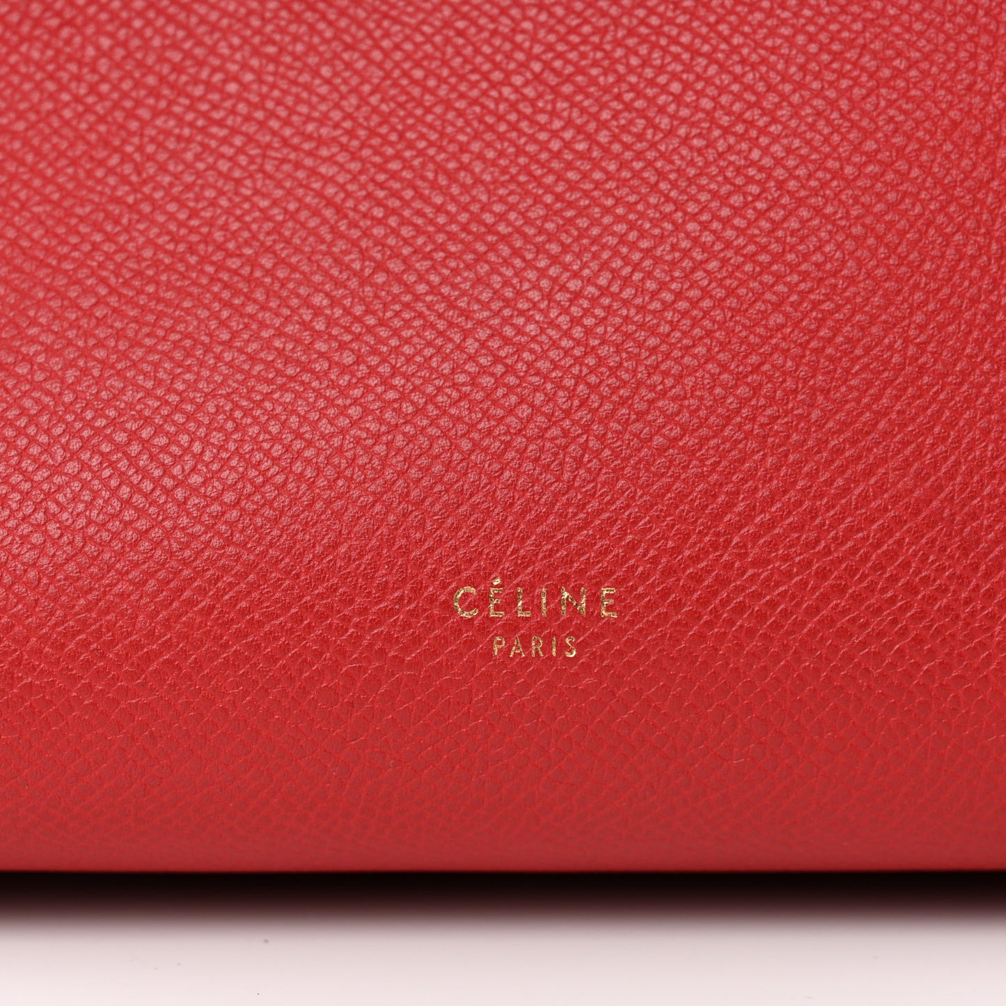 Grained Calfskin Mini Belt Bag Coquelicot