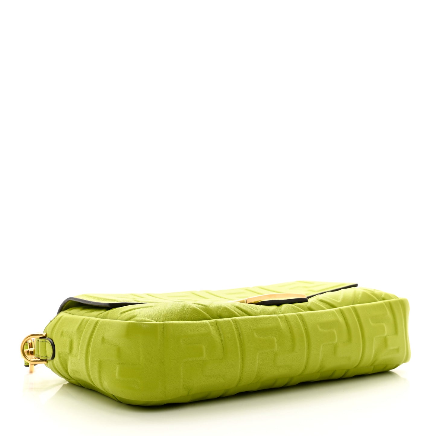 Nappa FF 1974 Embossed Baguette Wasabi