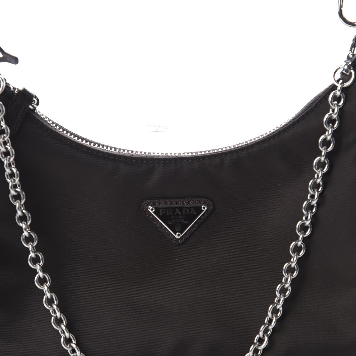 Prada Tessuto Nylon Re-Edition 2005 Shoulder Bag Caffe 11 of 12