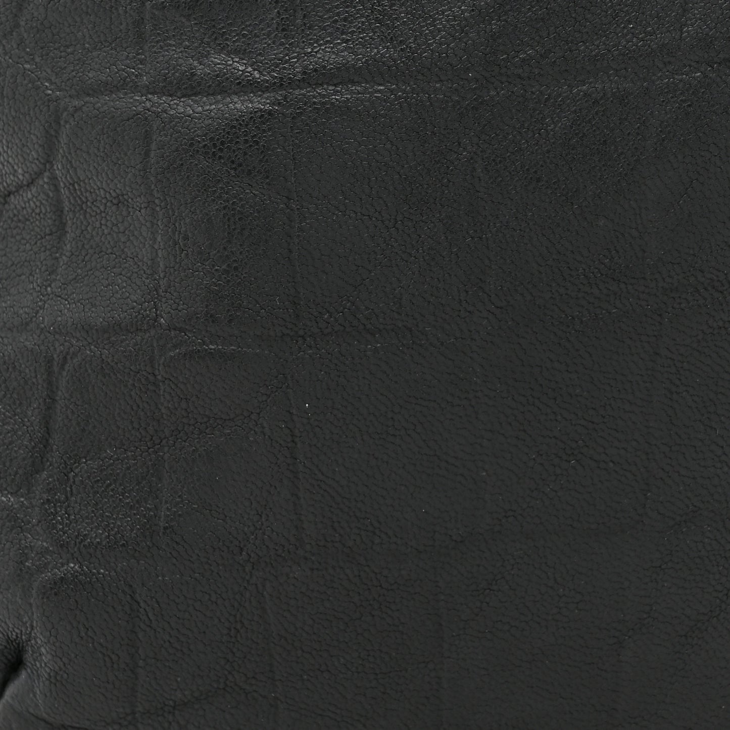 Calfskin Crocodile Embossed Monogram Belt Bag Black