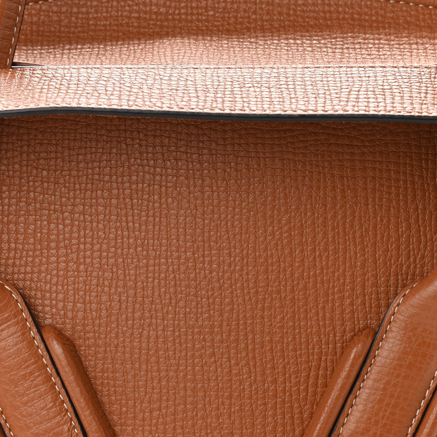 Grainy Calfskin Small Arco Wood