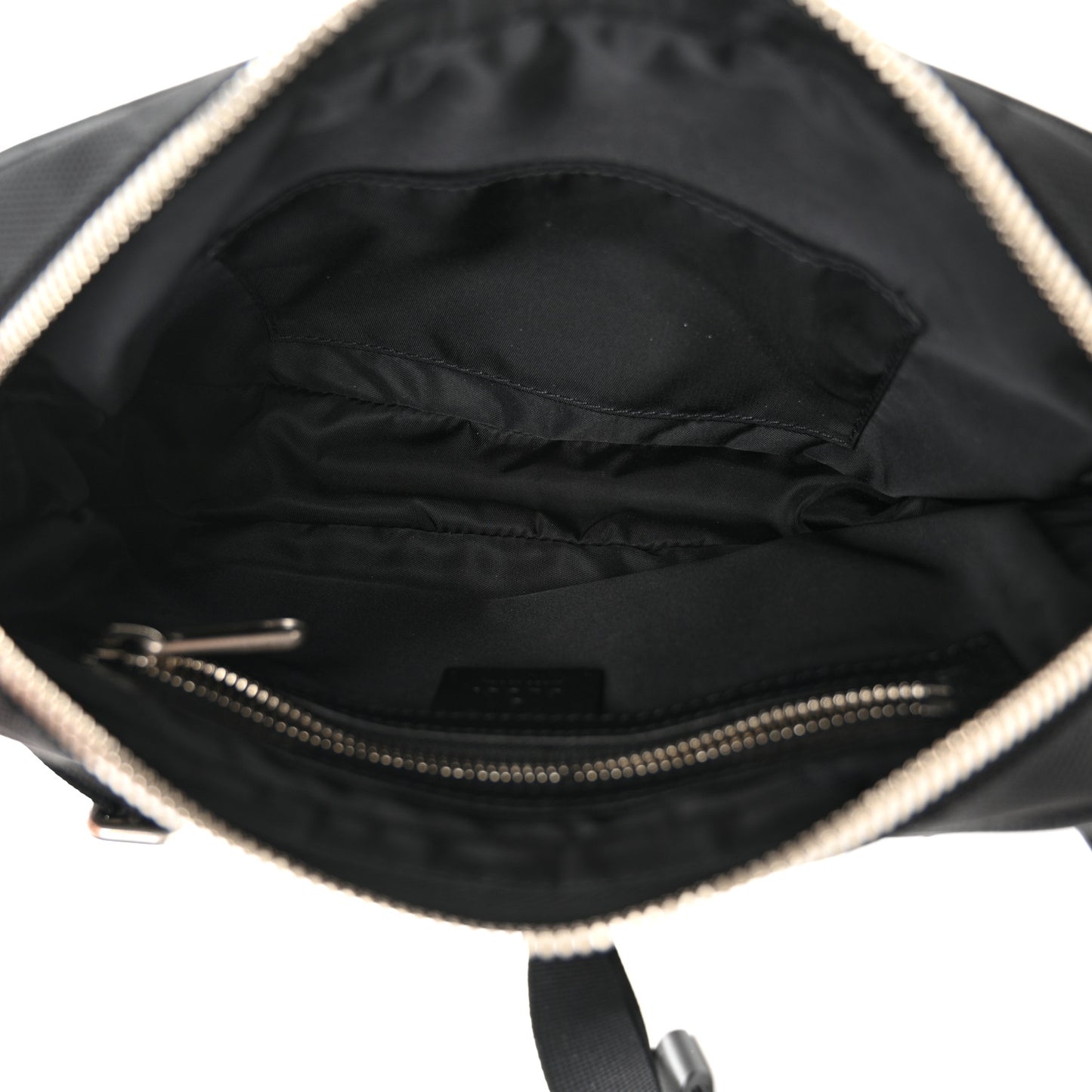 Econyl Nylon Monogram Off The Grid Belt Bag Black
