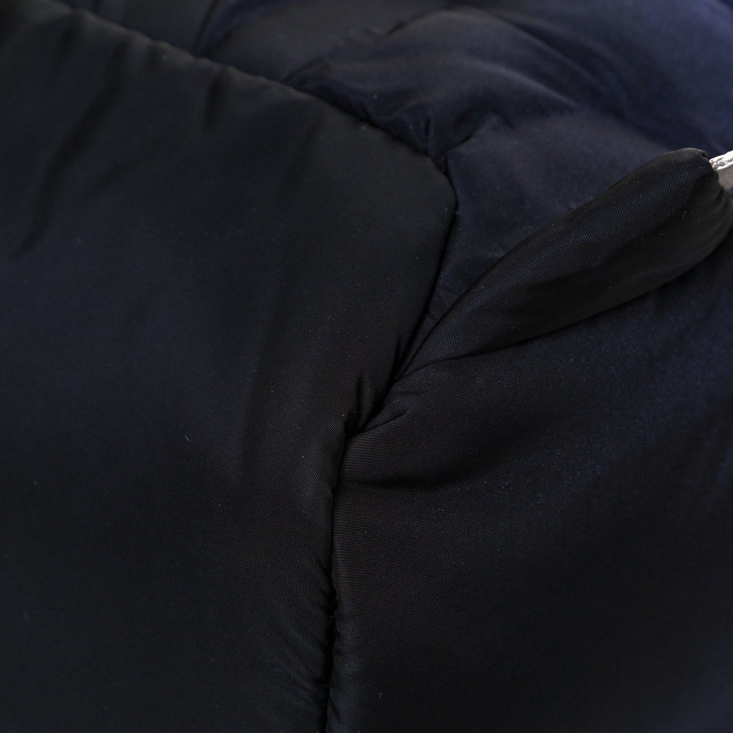 Nylon Embossed Small Doudoune Backpack Black Blue White