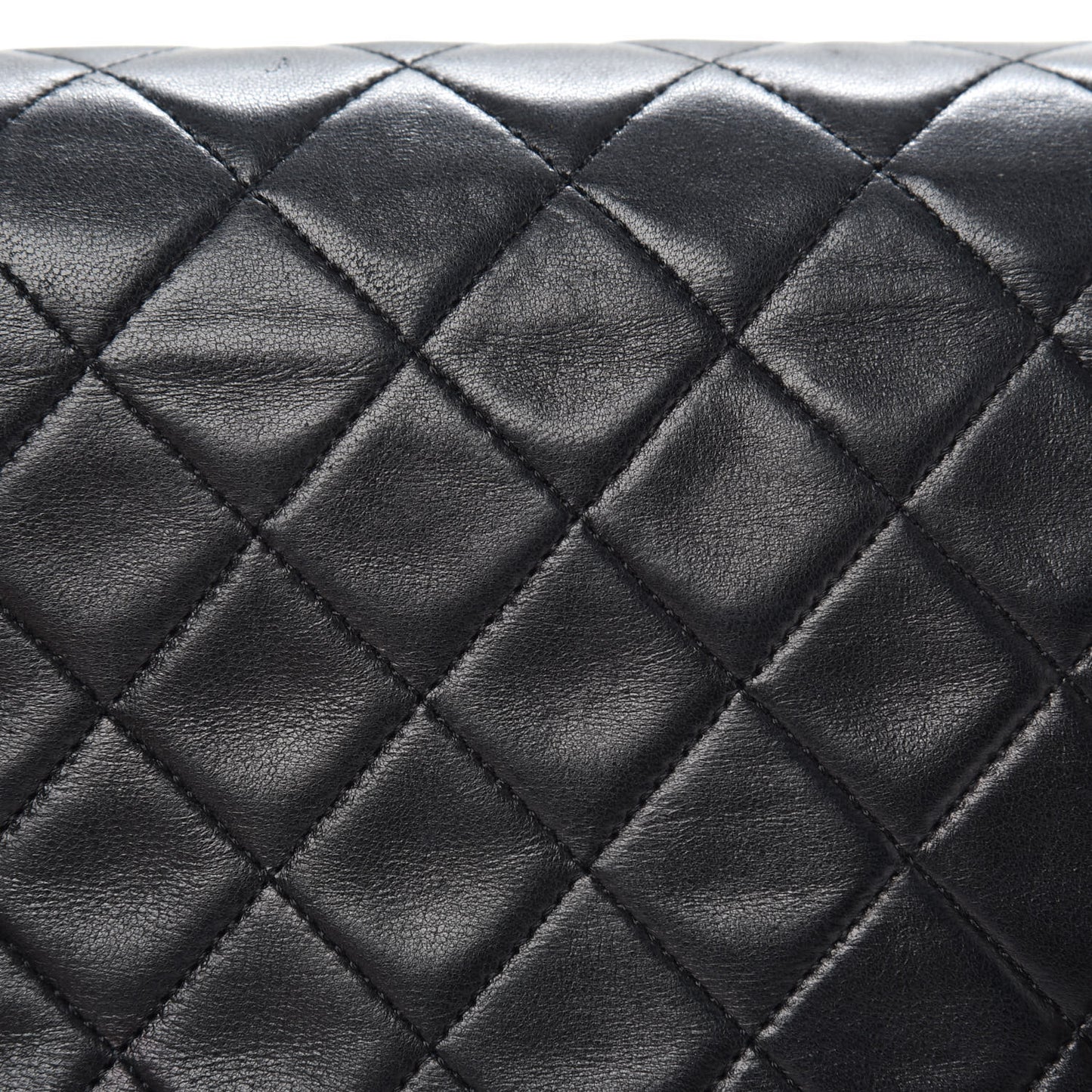Lambskin Quilted Small Single Flap Bag Black