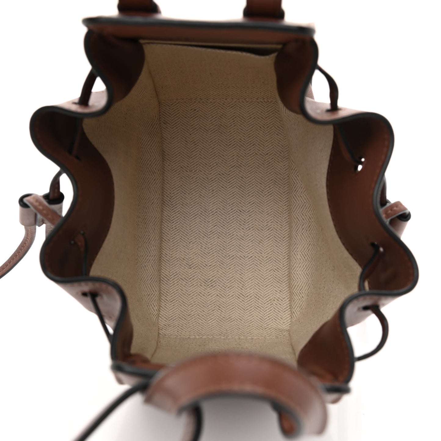 Calfskin Mini Hammock Shoulder Bag Brunette