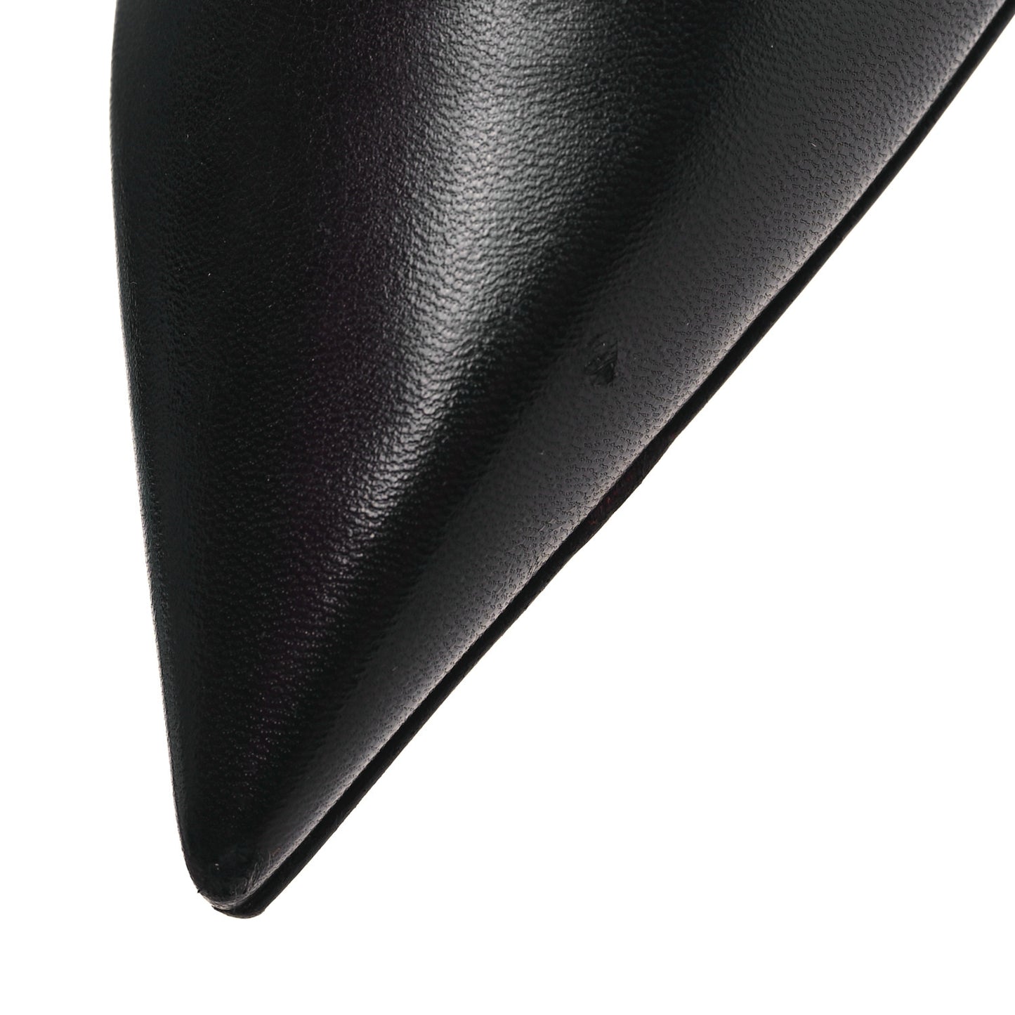 Calfskin Condora Sling 100 Pumps 37 Black