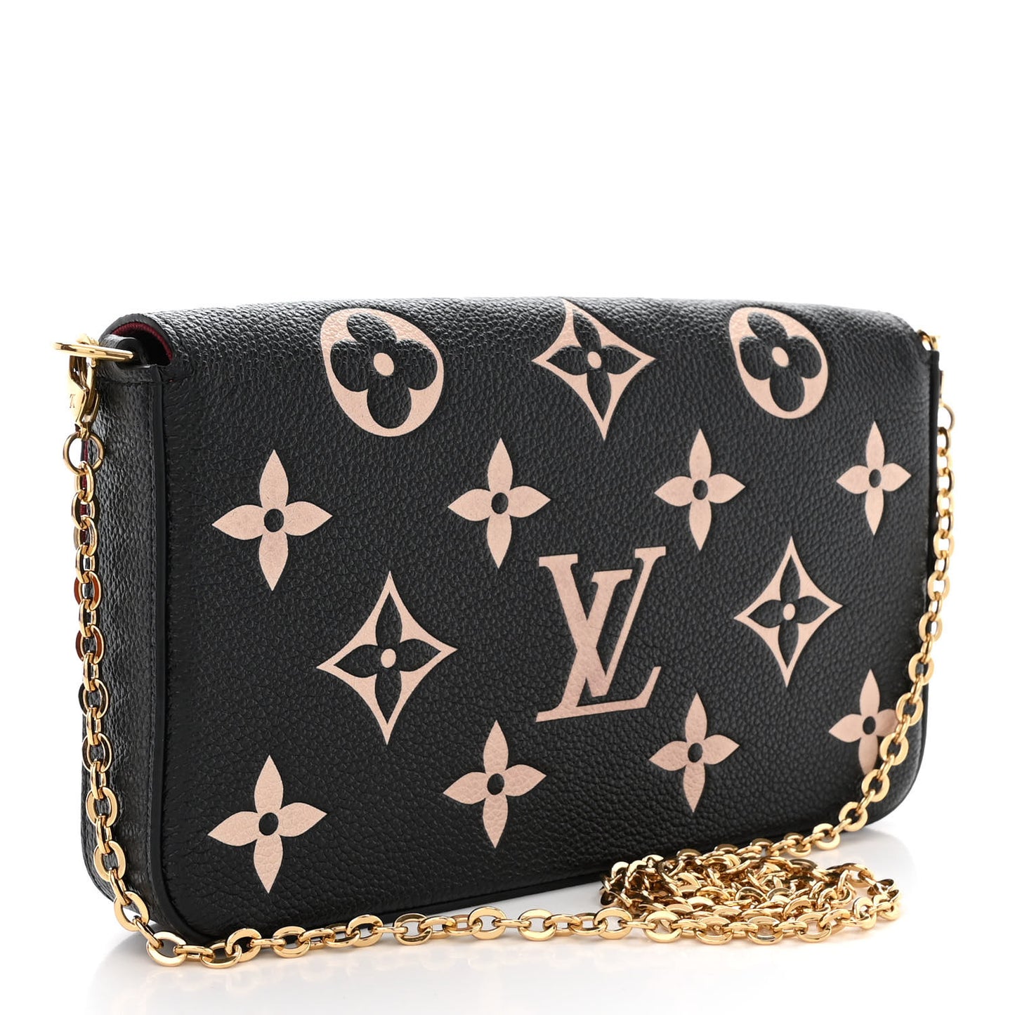 Empreinte Monogram Giant Felicie Pochette Black Beige