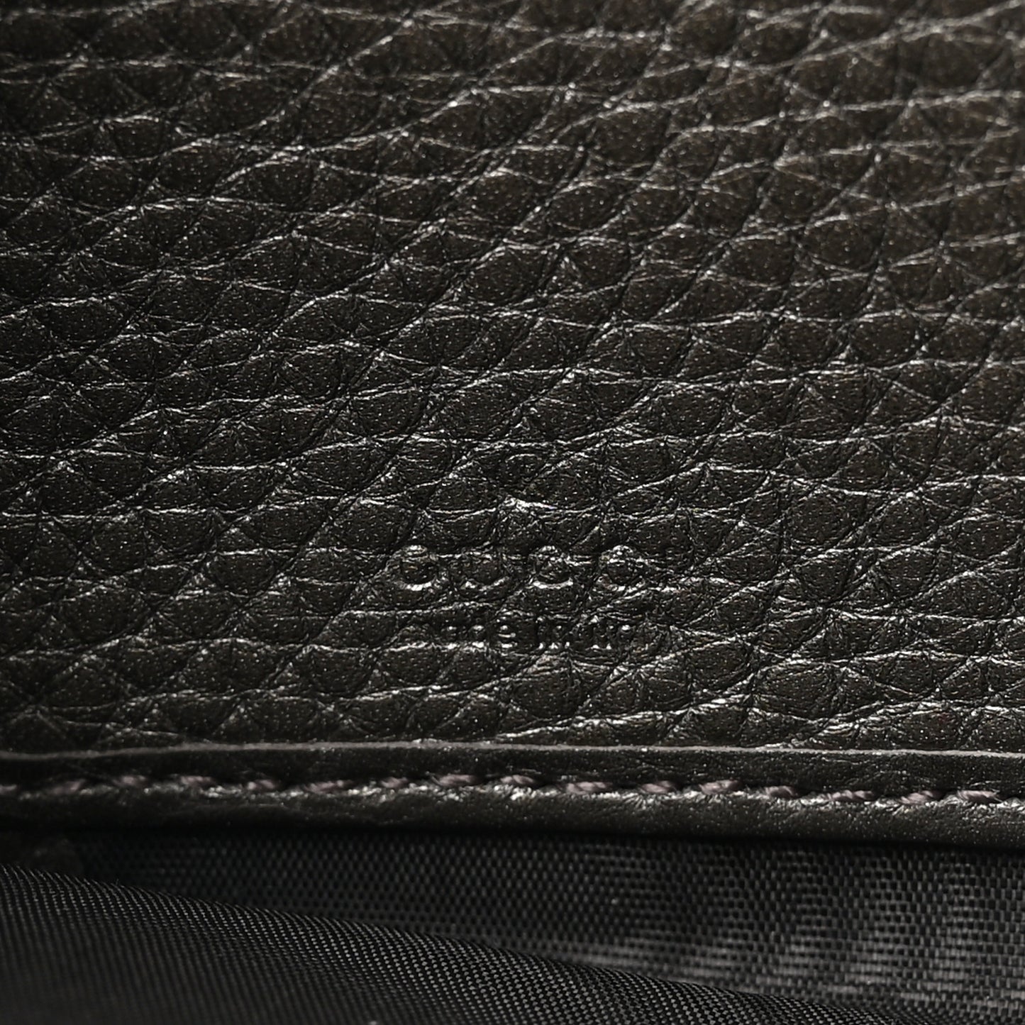 Metallic Pebbled Calfskin Soho Zip Around Wallet Sasso