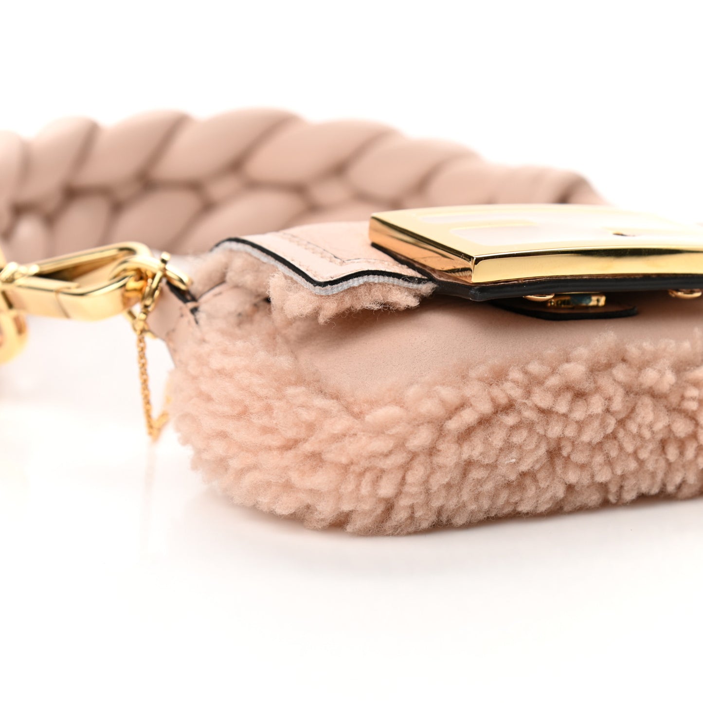 Lambskin Shearling Nano Baguette Maxi Handle Charm Soap