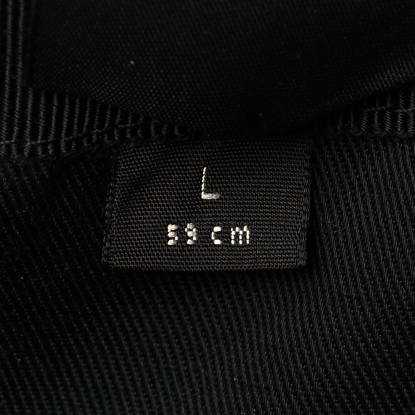 Monogram Web Baseball Hat L Black
