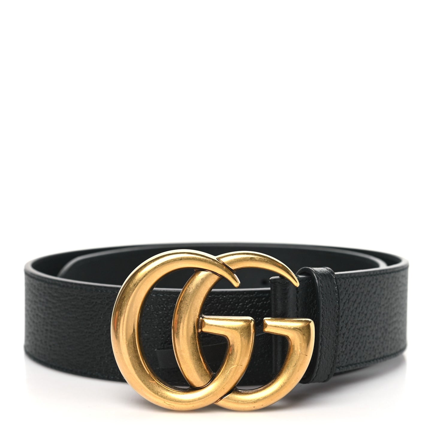 Textured Calfskin Double G 40mm Belt 75 30 Black