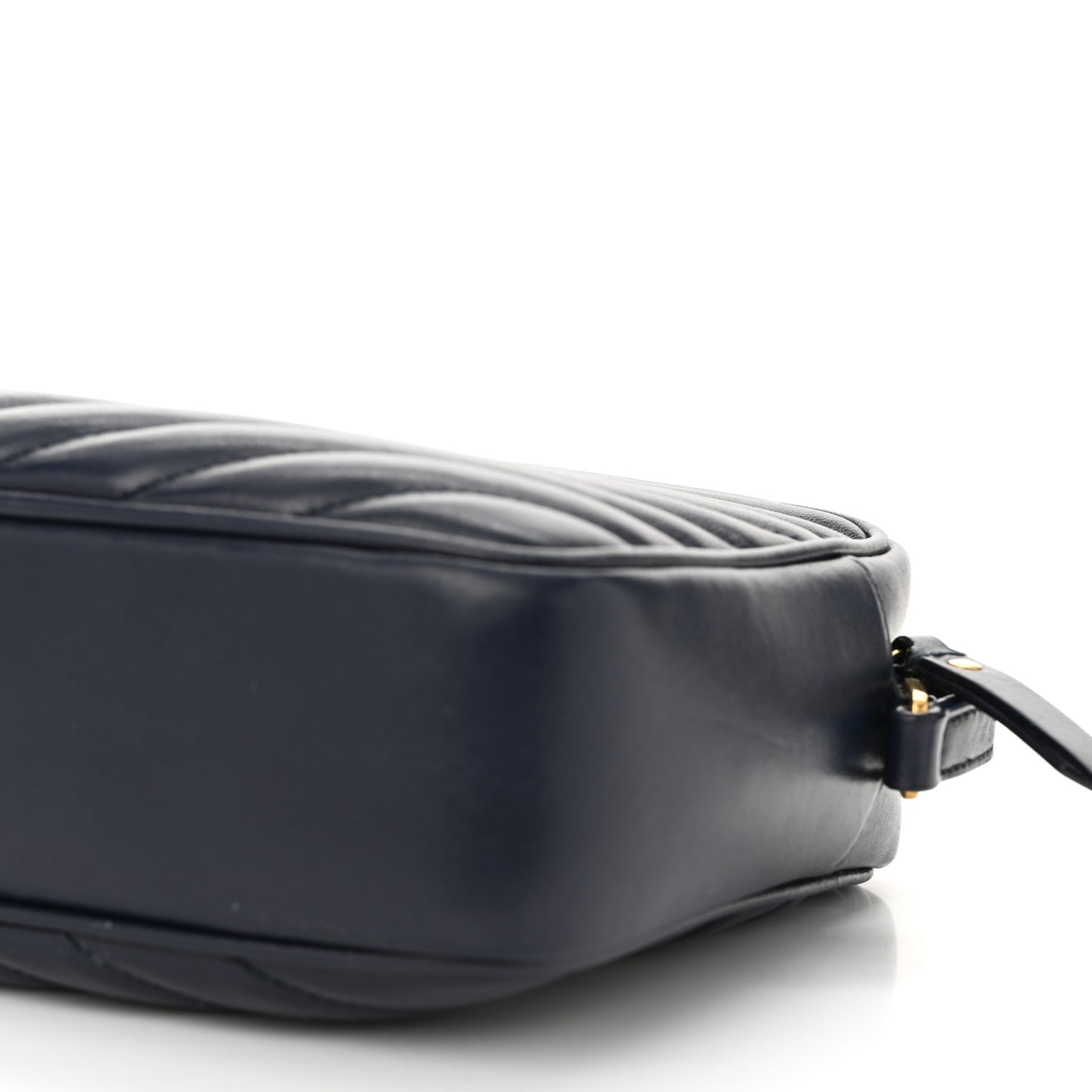 Calfskin Matelasse Monogram Lou Camera Bag Deep Marine