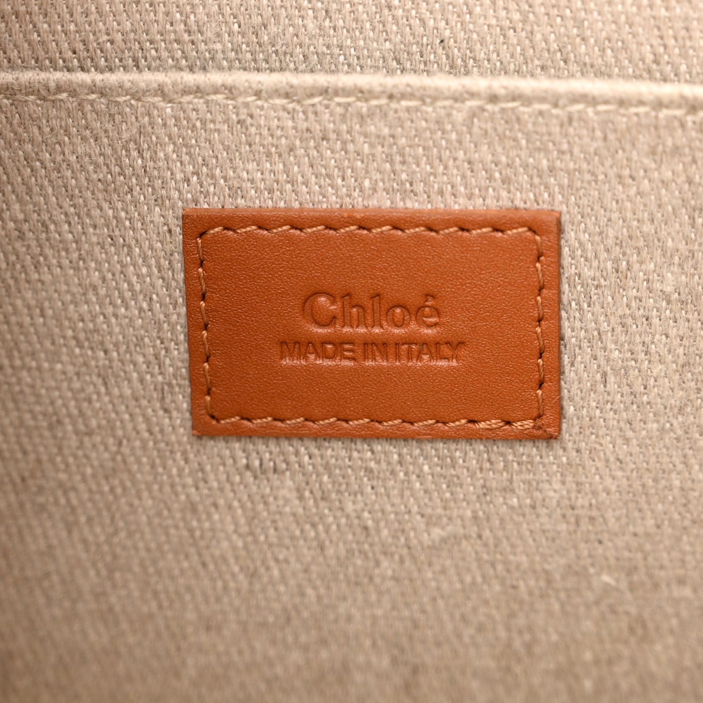 Calfskin Small Woody Tote Caramel