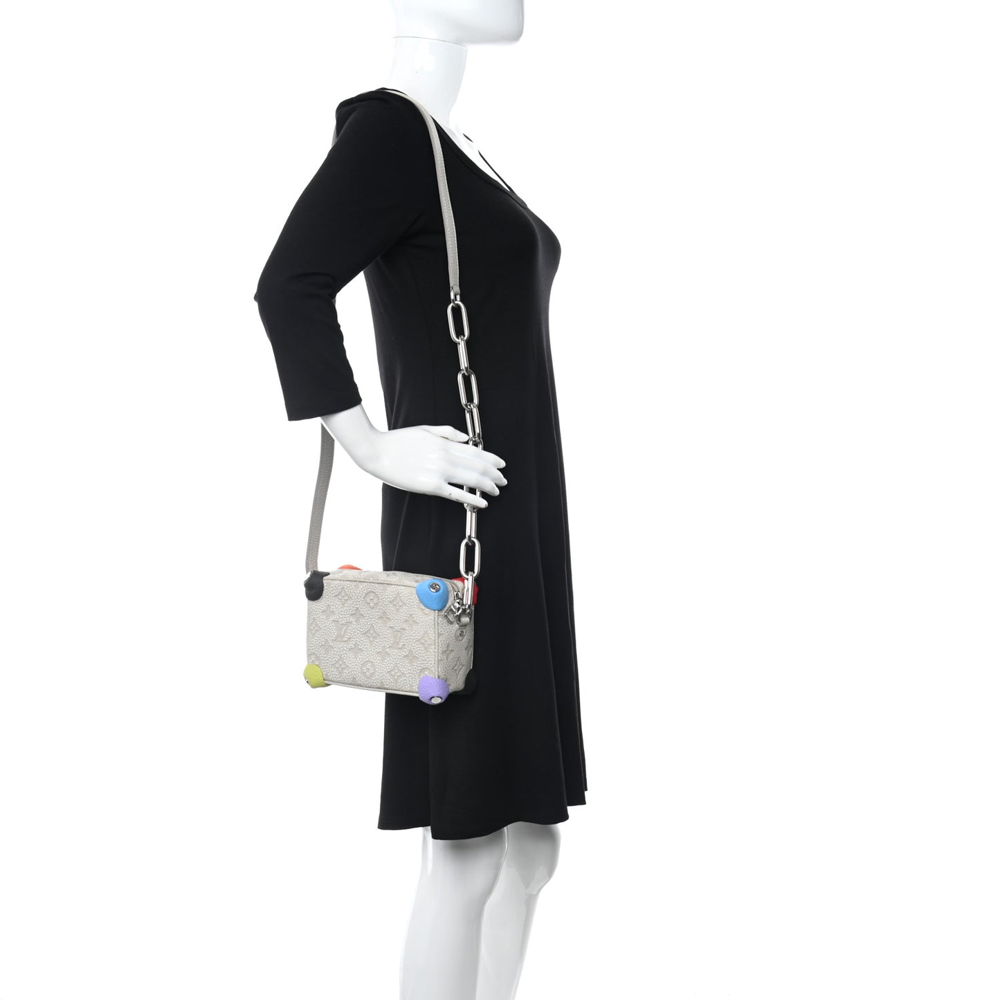 Taurillon Embossed Mini Soft Trunk Calk