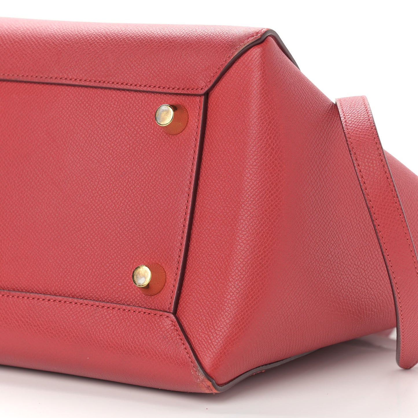 Grained Calfskin Mini Belt Bag Coquelicot