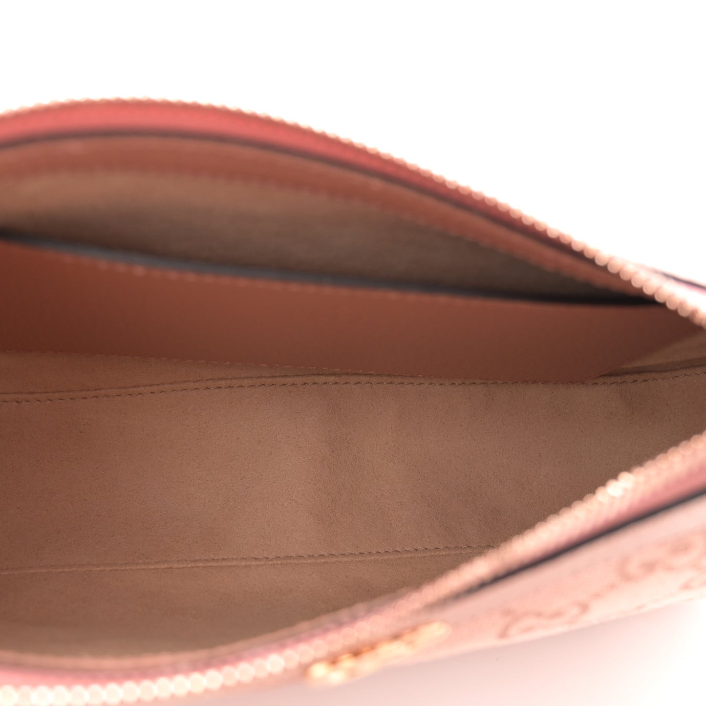 Monogram Textured Dollar Calfskin Small Ophidia Hobo Cloche Rose Pink