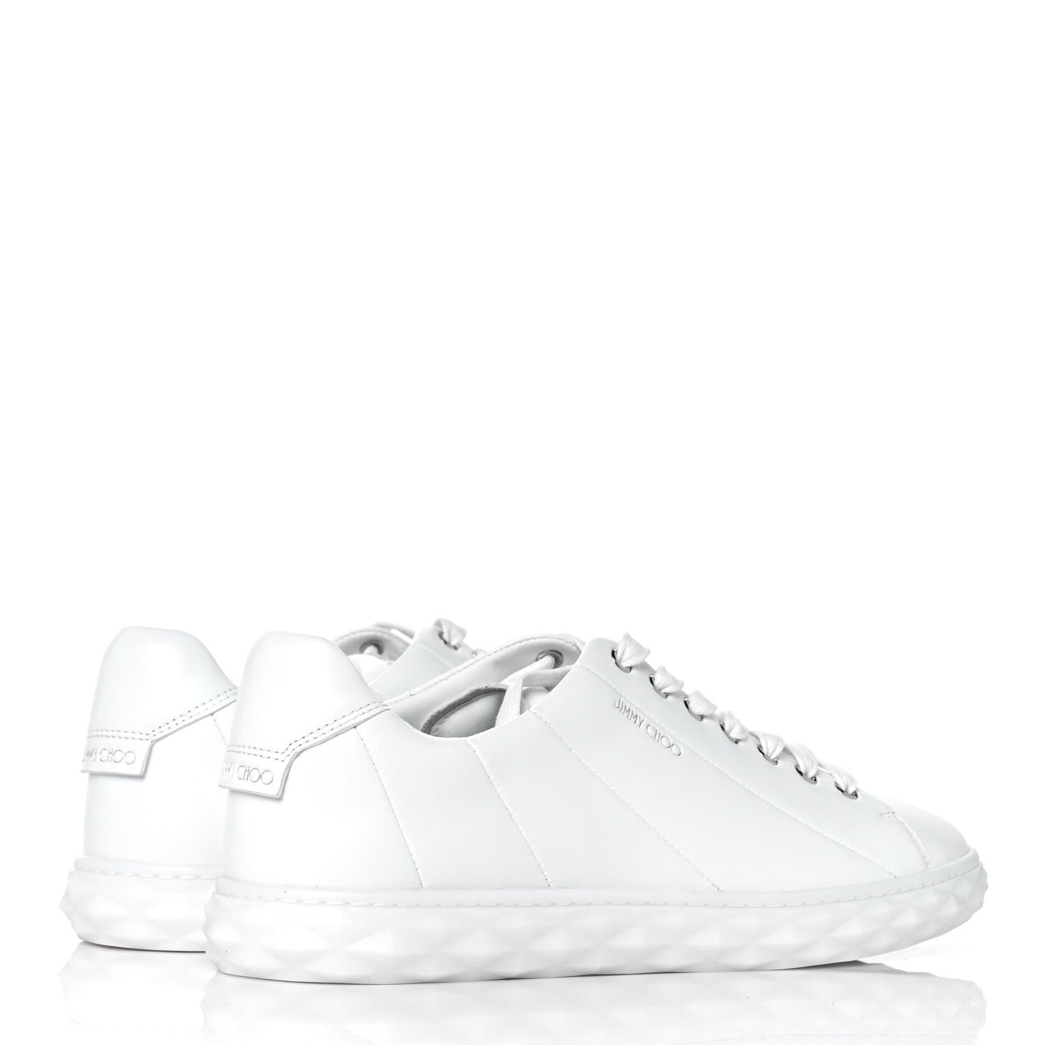 Jimmy Choo Nappa Mens Diamond Light Sneakers 43 White 4 of 9