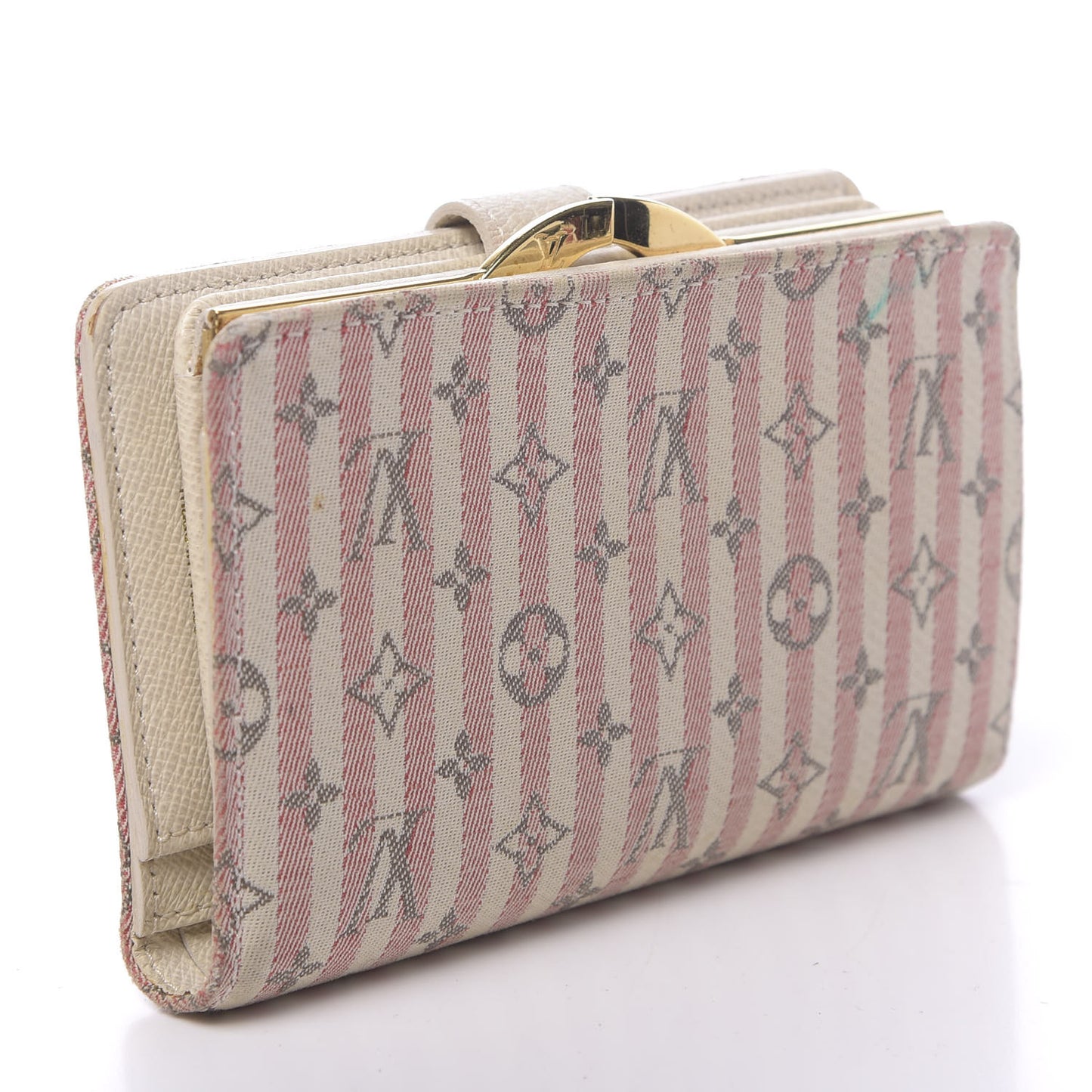 Mini Lin Croisette French Purse Wallet Rouge