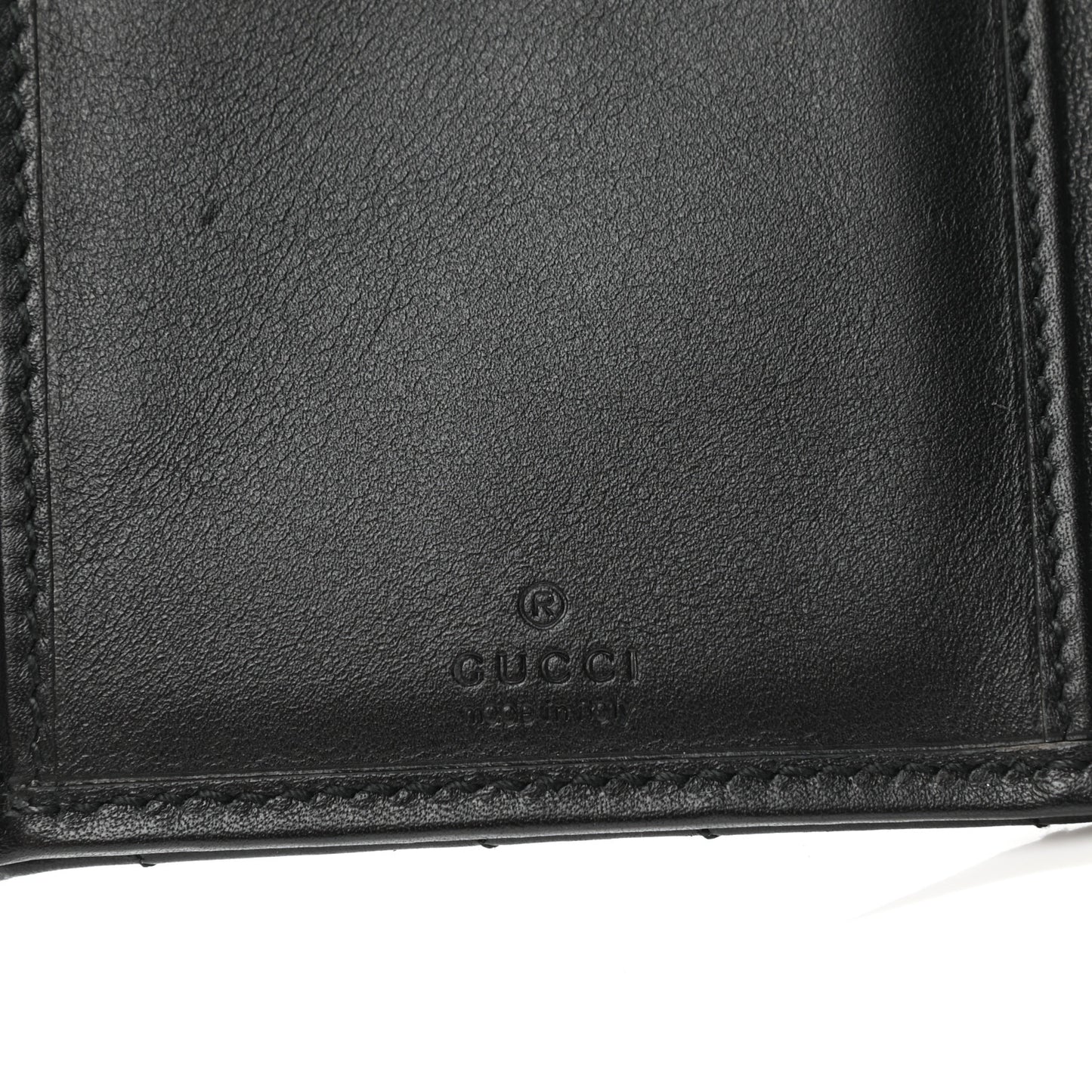 Calfskin Matelasse GG Marmont Wallet Black