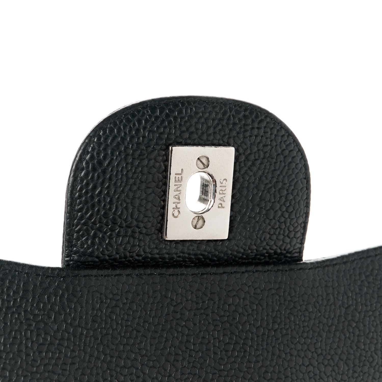 Chanel Caviar Quilted Jumbo Single Flap Black 7 of 11