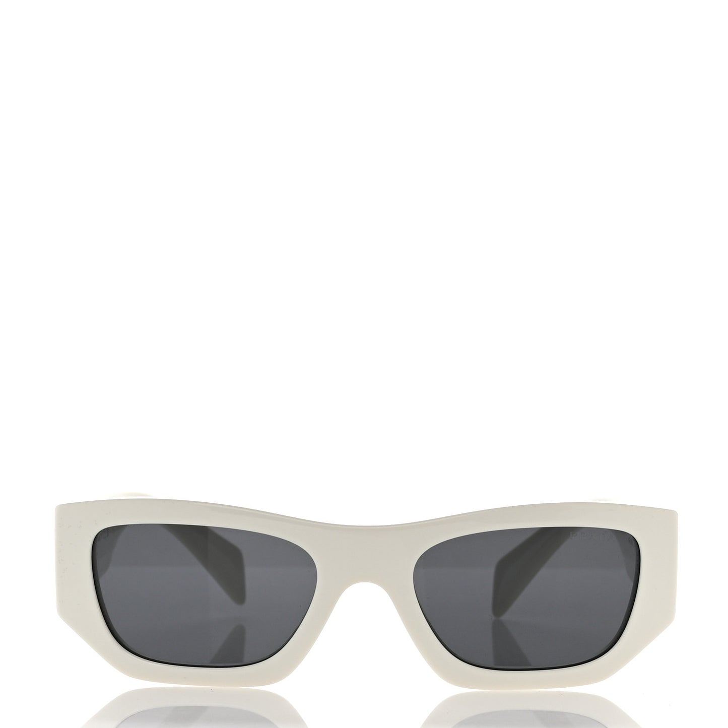 Acetate Pillow Sunglasses SPR A01 White