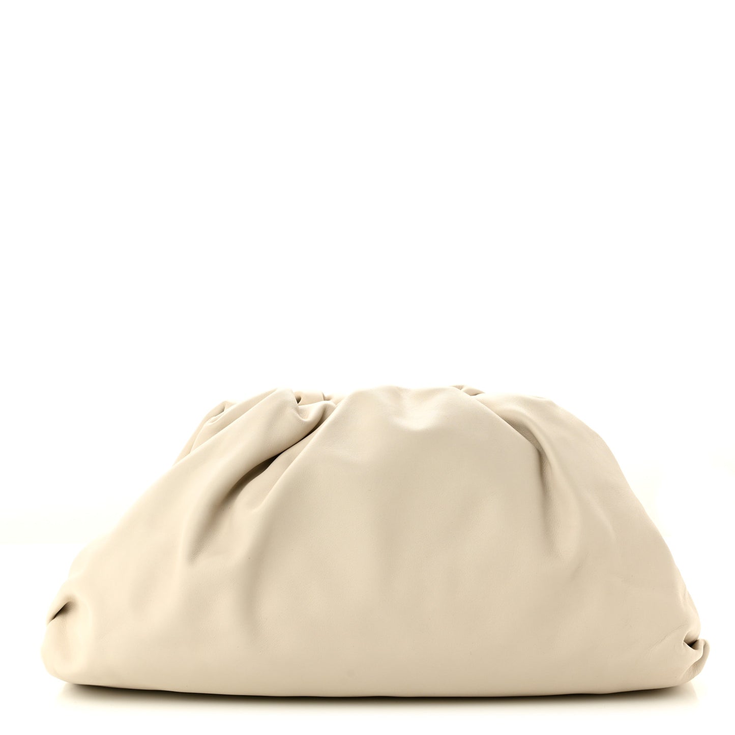Smooth Butter Calf The Pouch Oversized Clutch Plaster