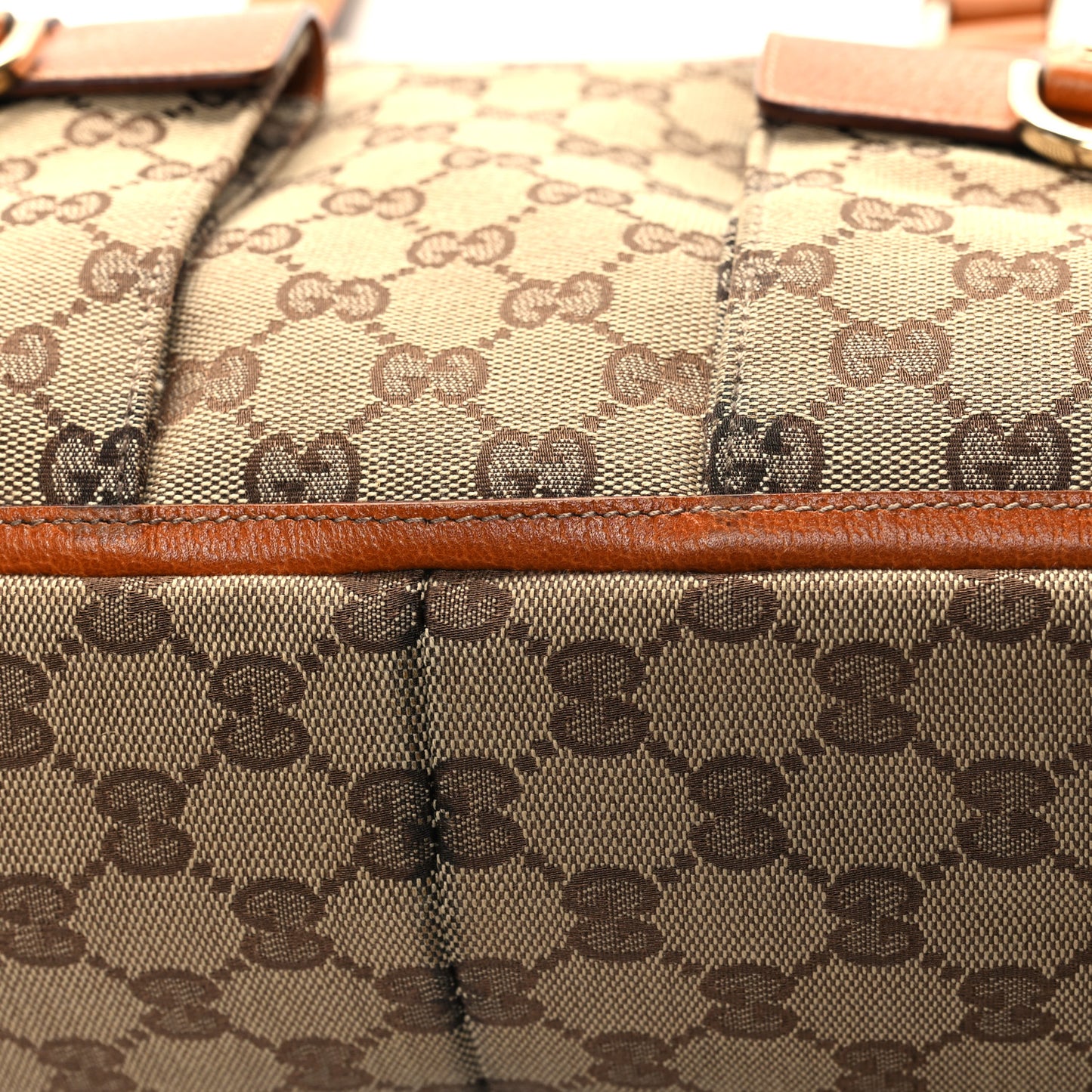 Monogram Abbey D Ring Tote Tan