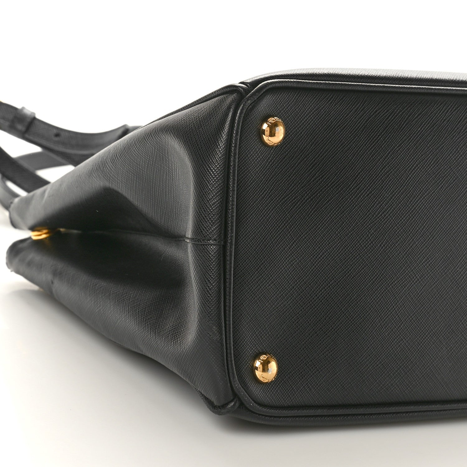 Prada Saffiano Medium Galleria Double Zip Tote Black 9 of 10