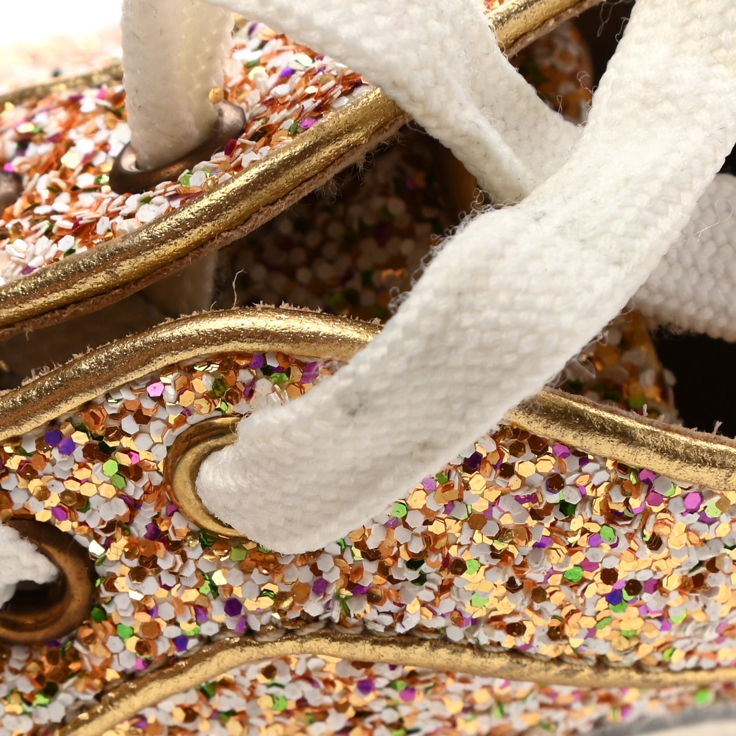 Glitter Nappa Rantus Orlato Sneakers 37 Multicolor